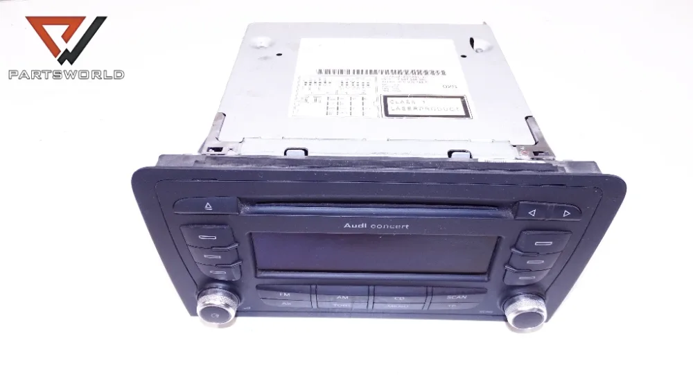 Радио cd 8p0 035 186 p за audi  a3 (8p)  1.9 tdi 105 hp (hatchback)
