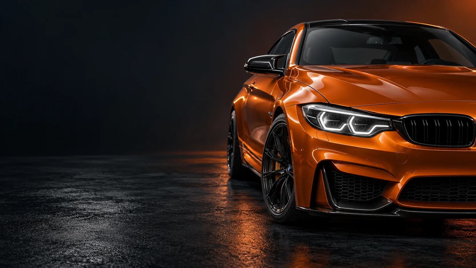 Оранжево спортно BMW — PartsWorld