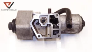 Конзола маслен филтър с охладител 045115389j за audi a4 (b8 8k) 2.0 tdi 143 hp (avant)